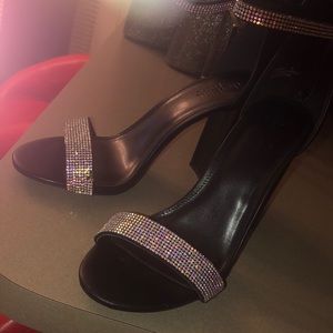 Sequin heels. Only worn once